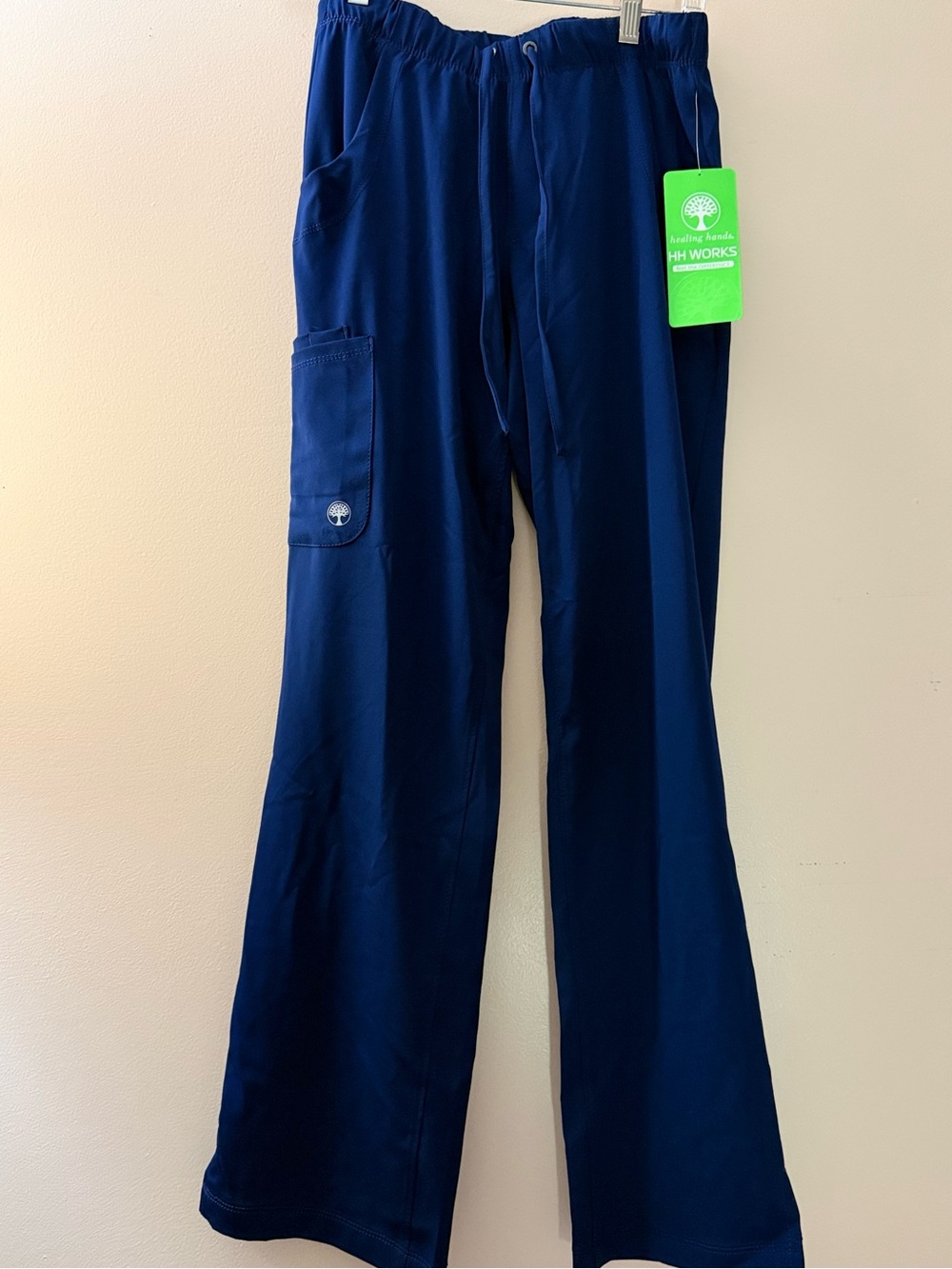 Healing Hands HH Works Rebecca Navy Scrub Pants XS NWT